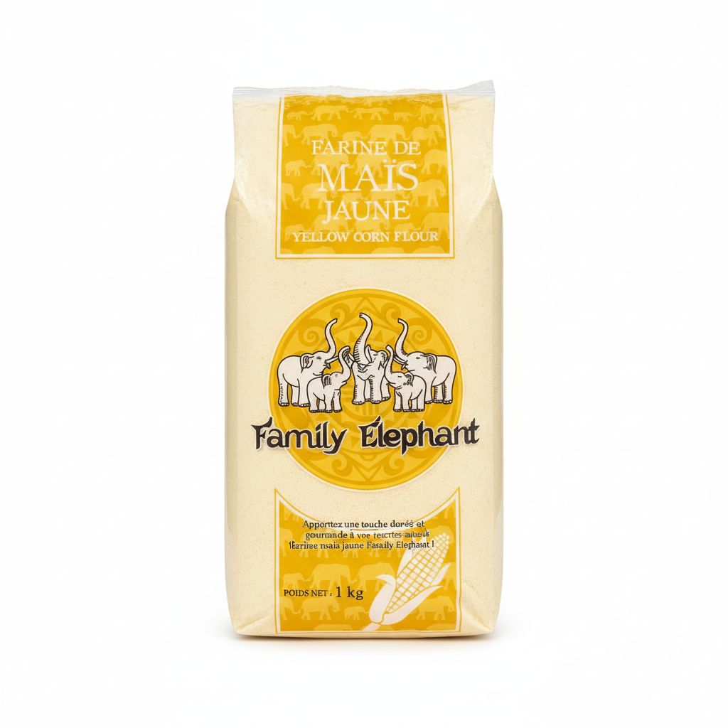 Farine de maïs jaune